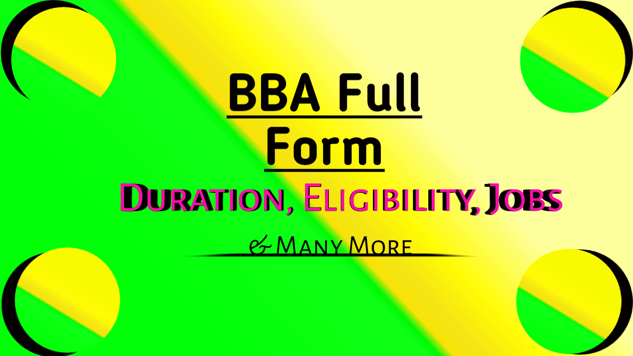 BBA full form