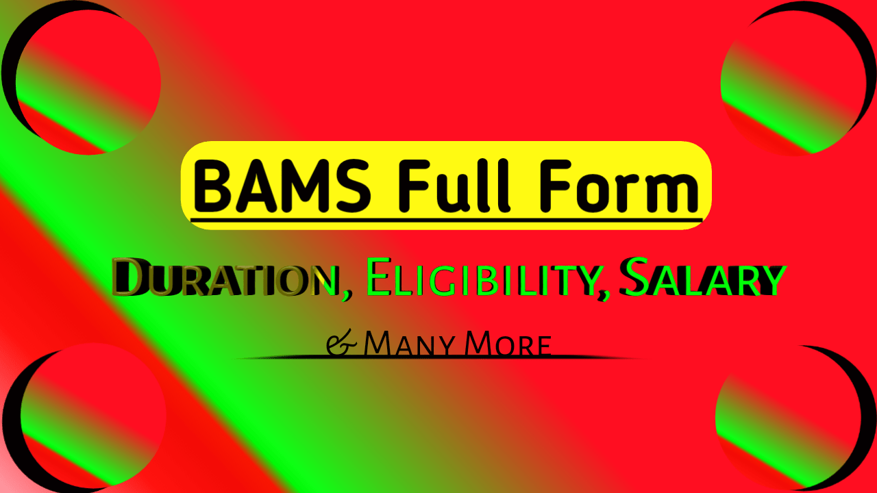 BAMS full form