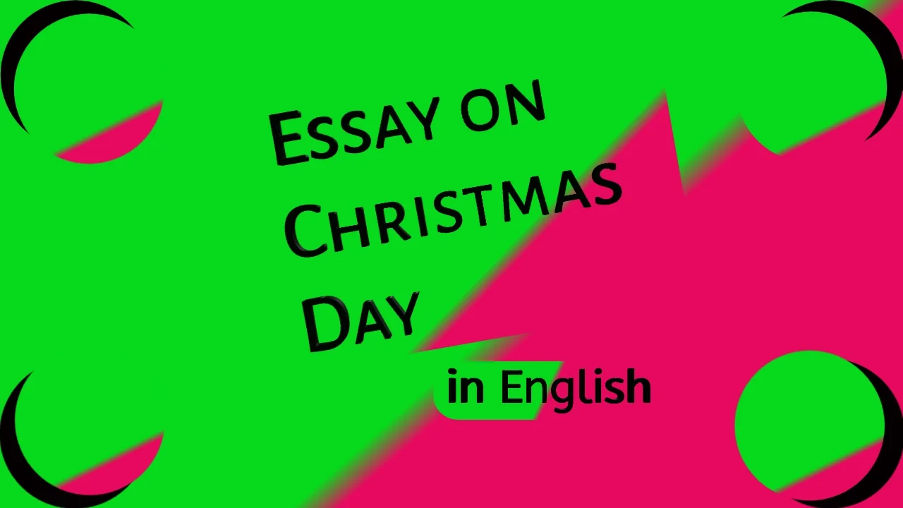 English Essay on Christmas