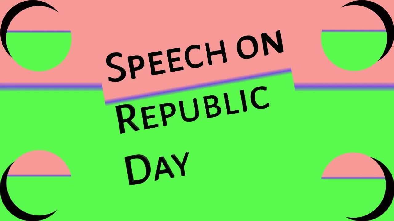 English speech on Republic Day